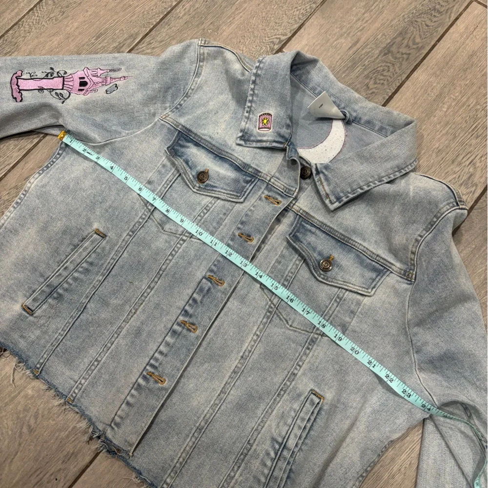 Disney Rapunzel Denim Jacket Tangled Size 1X - Picture 8 of 12